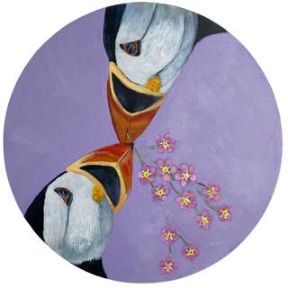 Puffin Love by Leslie Cline 