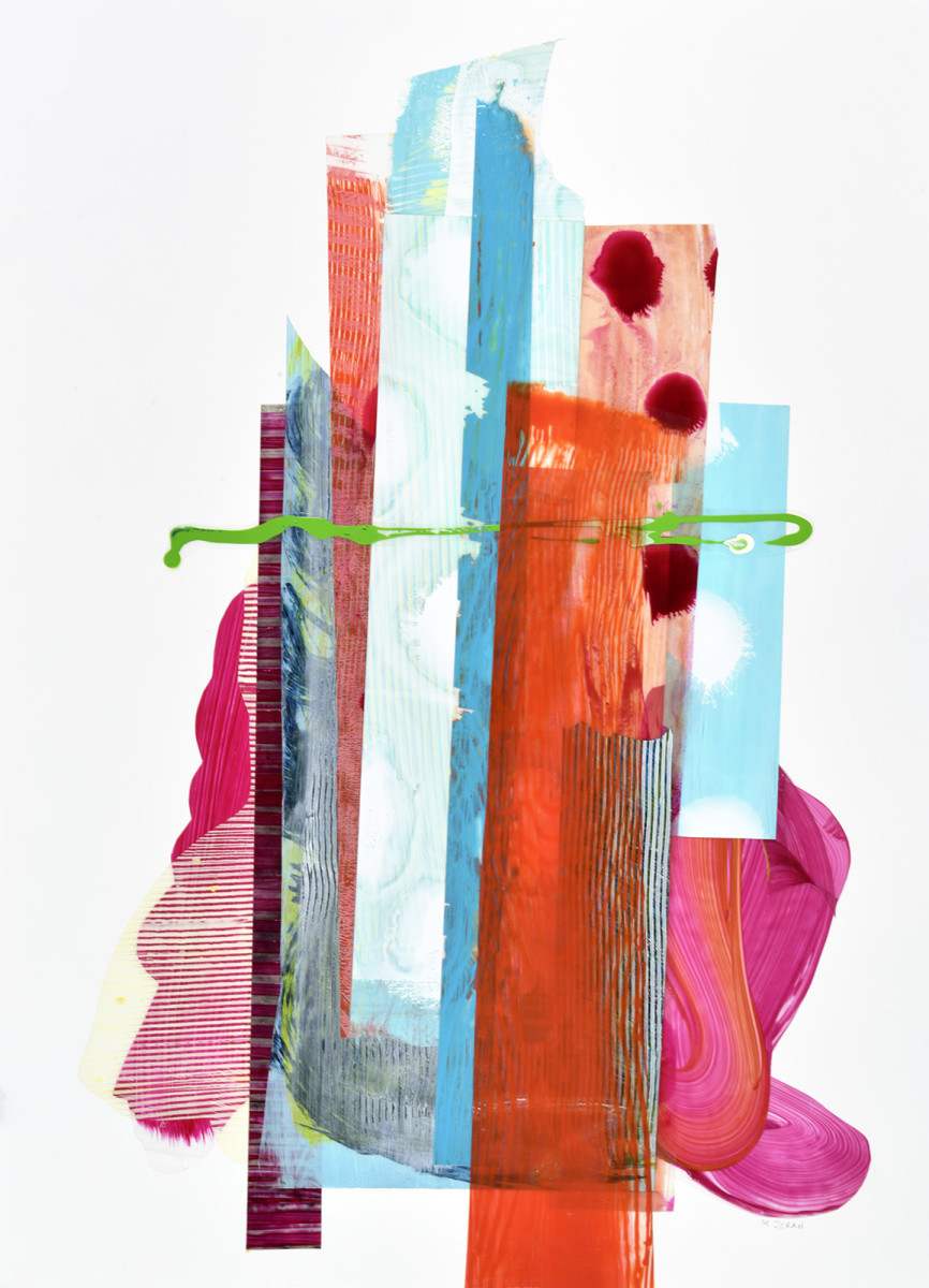 Orange Swoosh by Mary Zeran 