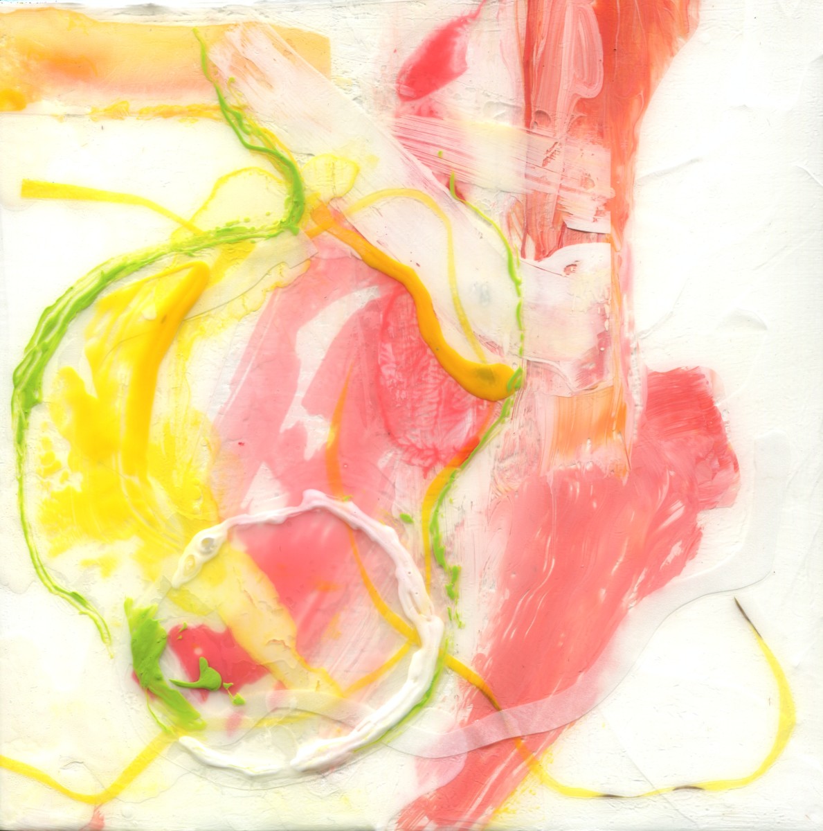 White Shiny Orbit by Mary Zeran 