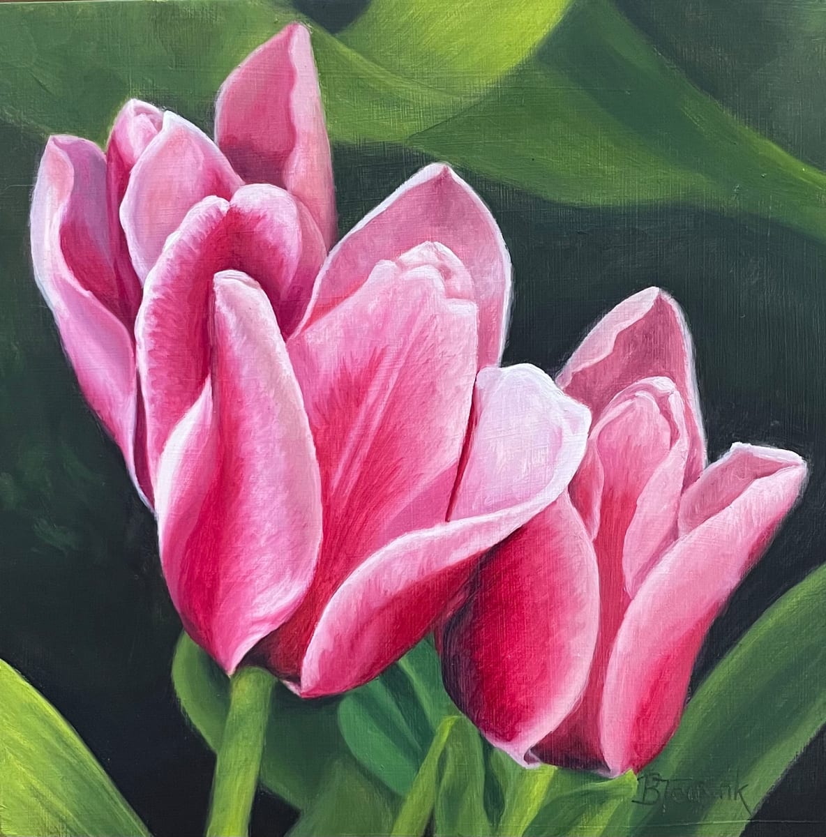 Three-Two-Lips Giclée Print 7 by Barbara Teusink 