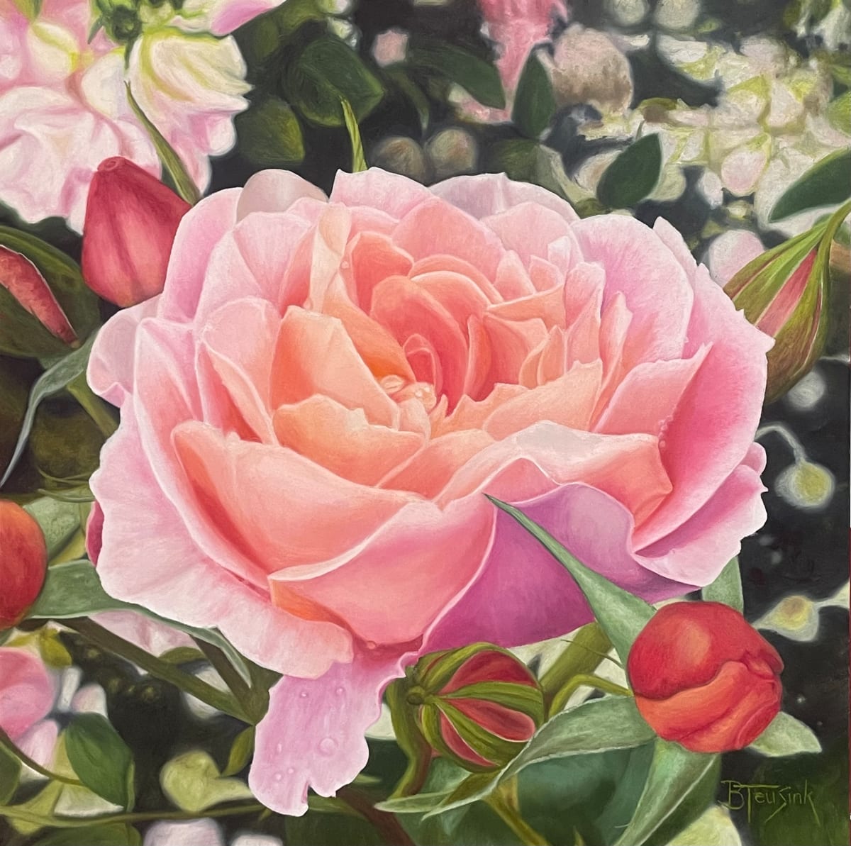 Coral Rose (Floral Quartet #2) by Barbara Teusink 