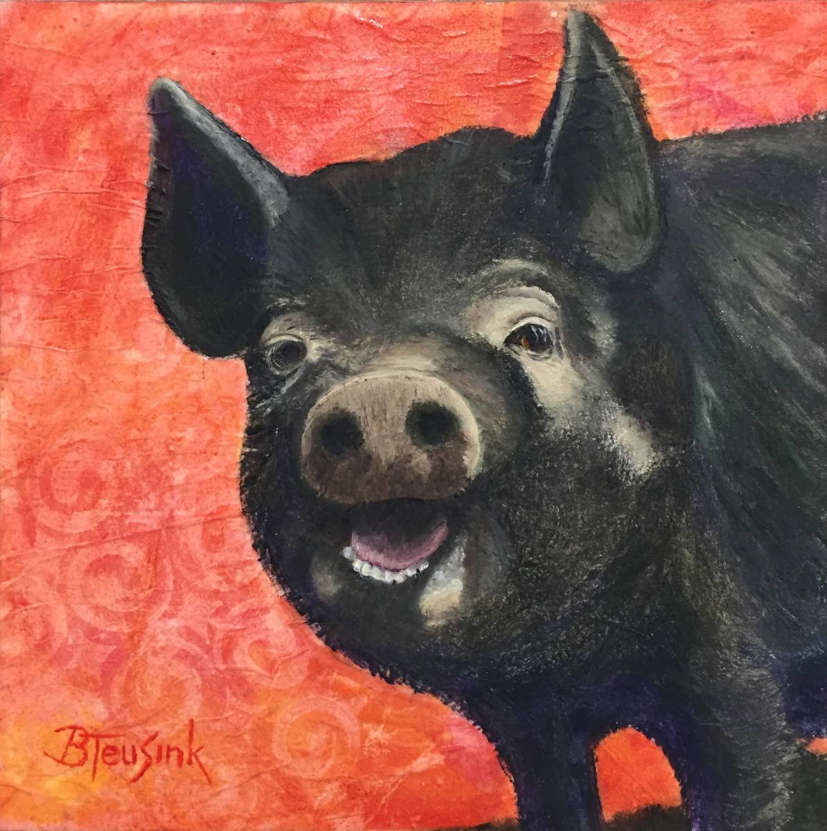 Happy Hog by Barbara Teusink 