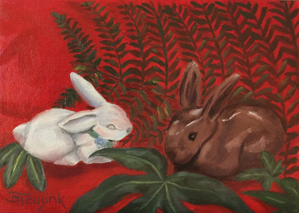 Easter Bunnies by Barbara Teusink 