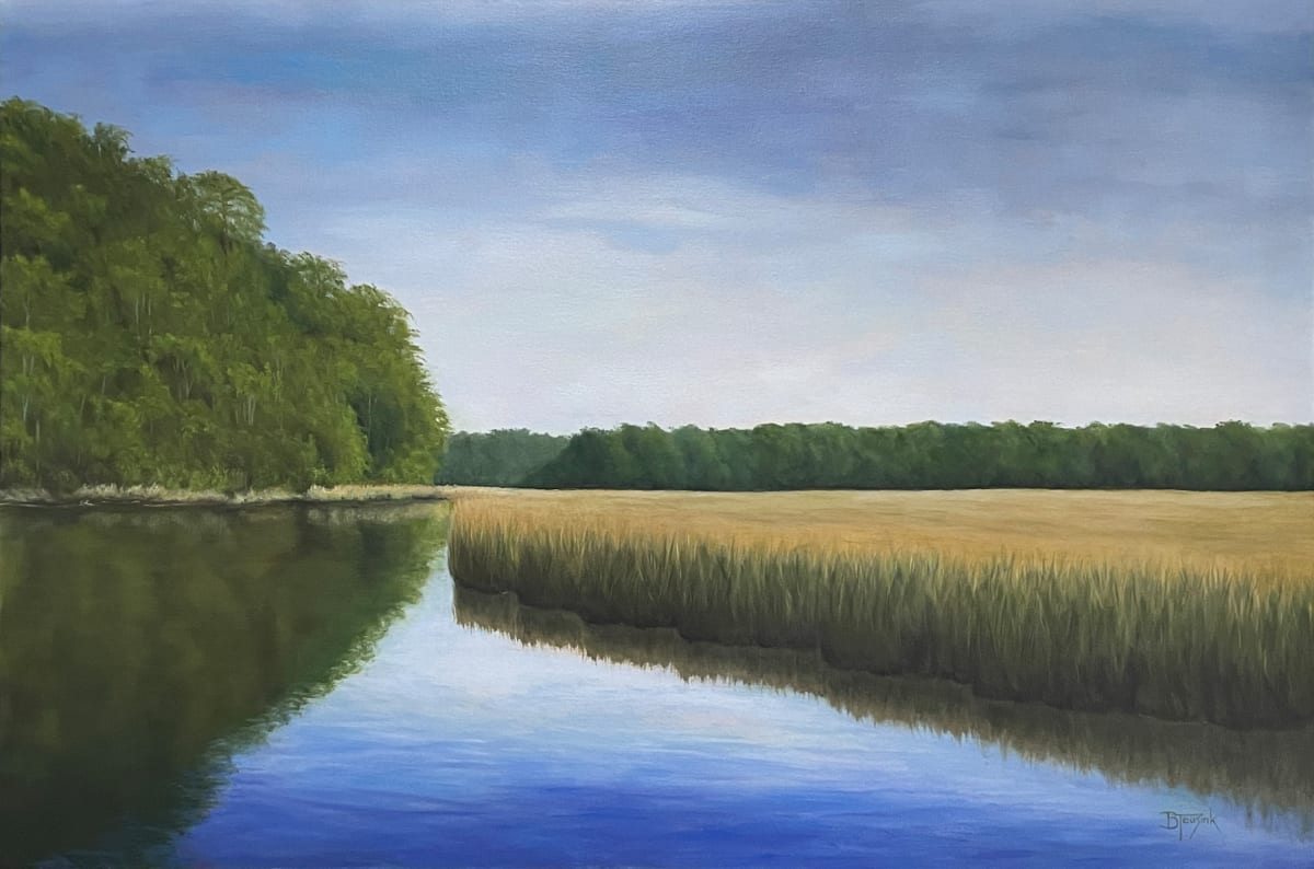 Into the Marsh (Awendaw Landing) by Barbara Teusink 
