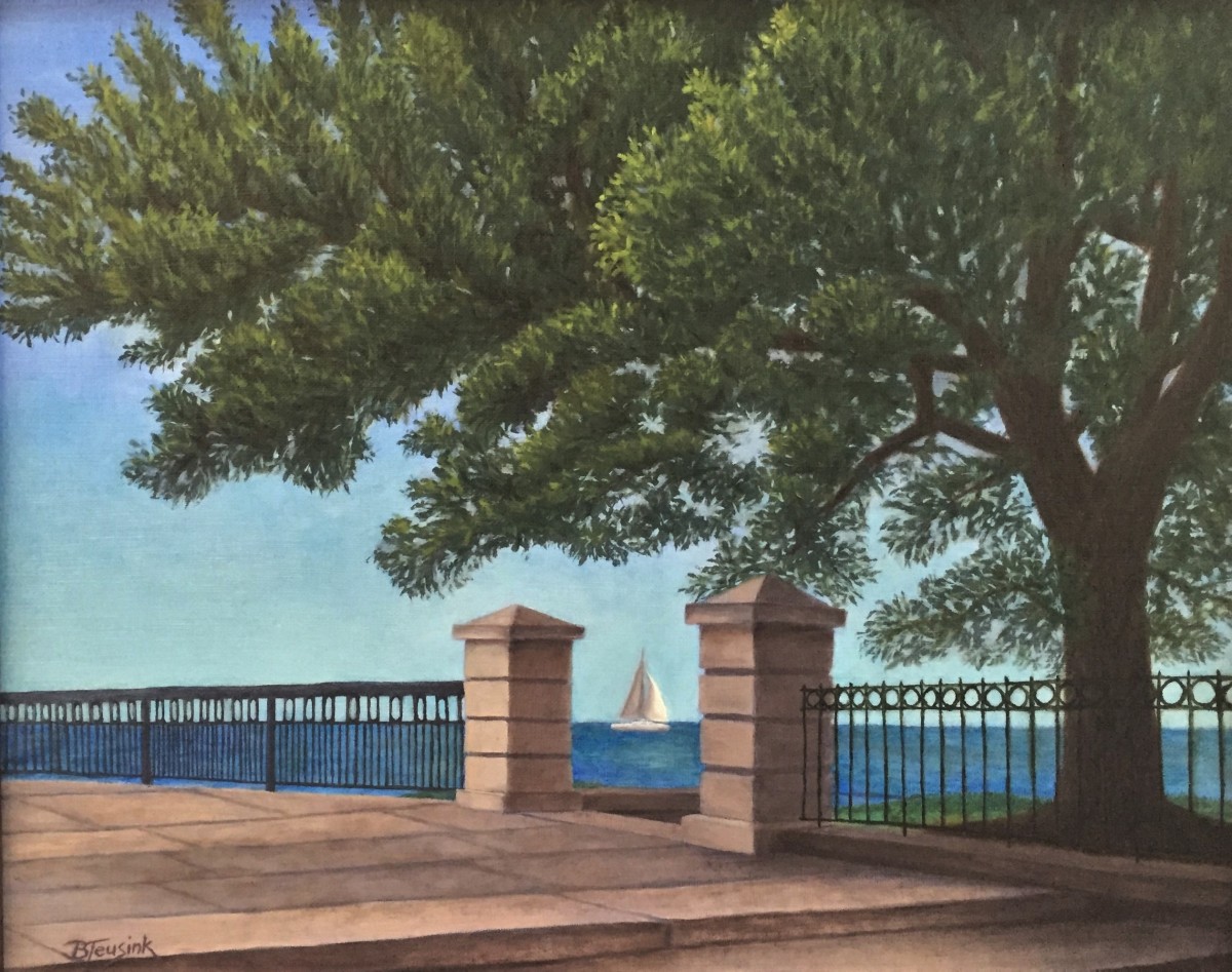 Charleston Harbor by Barbara Teusink 