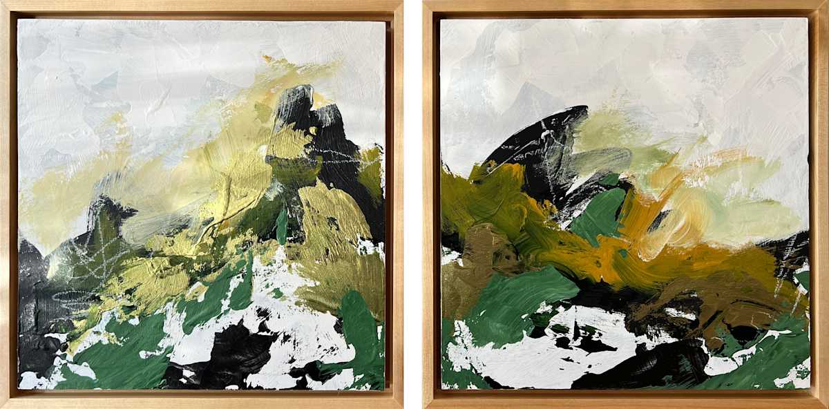 Lost in Thought (diptych) by Jen Sterling, Image 1.