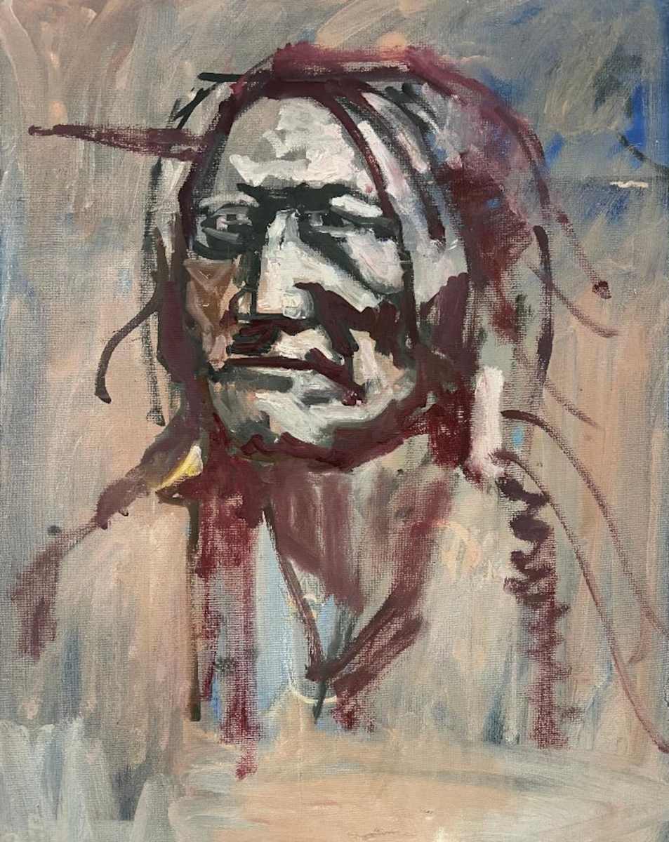 Native American Chief by Jerry Ross, Image 1.
