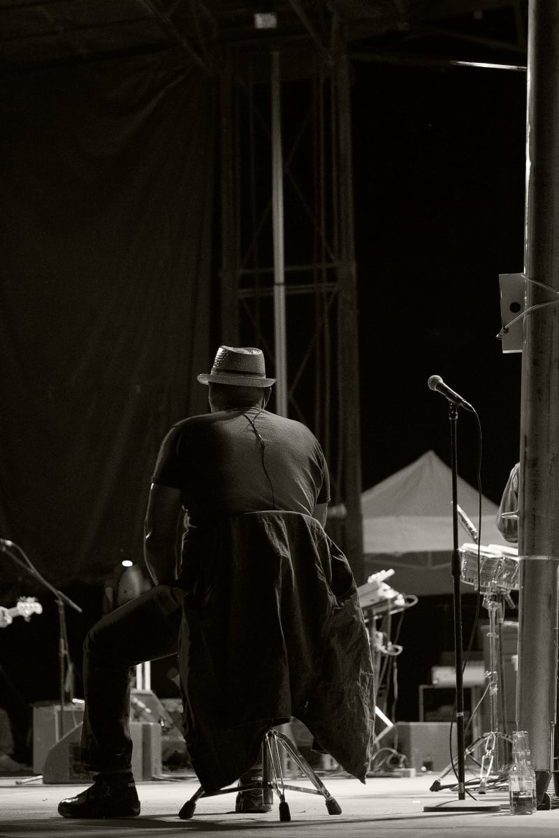 Aaron Neville, Backstage, Snowy Range Music Festival, Laramie, WY 2011 