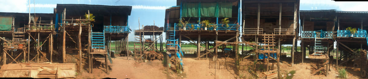 Blue, Tonle Sap Lake, Cambodia by Susan Moldenhauer 