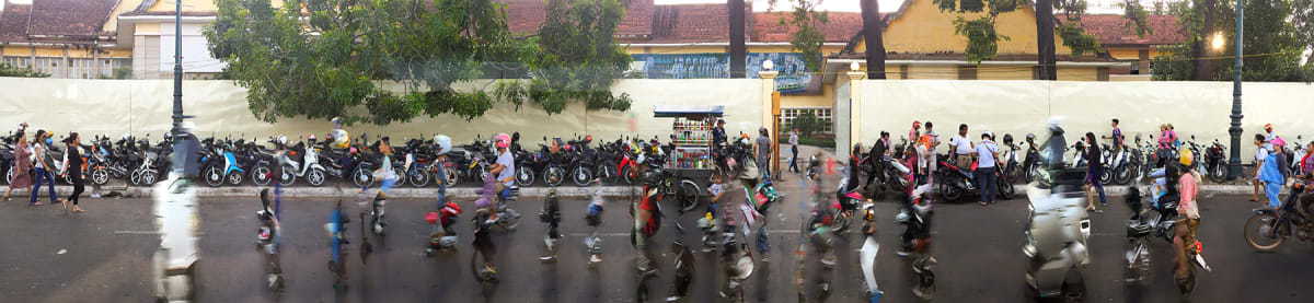 Motoring, Phnom Penh, Cambodia, Image 1.