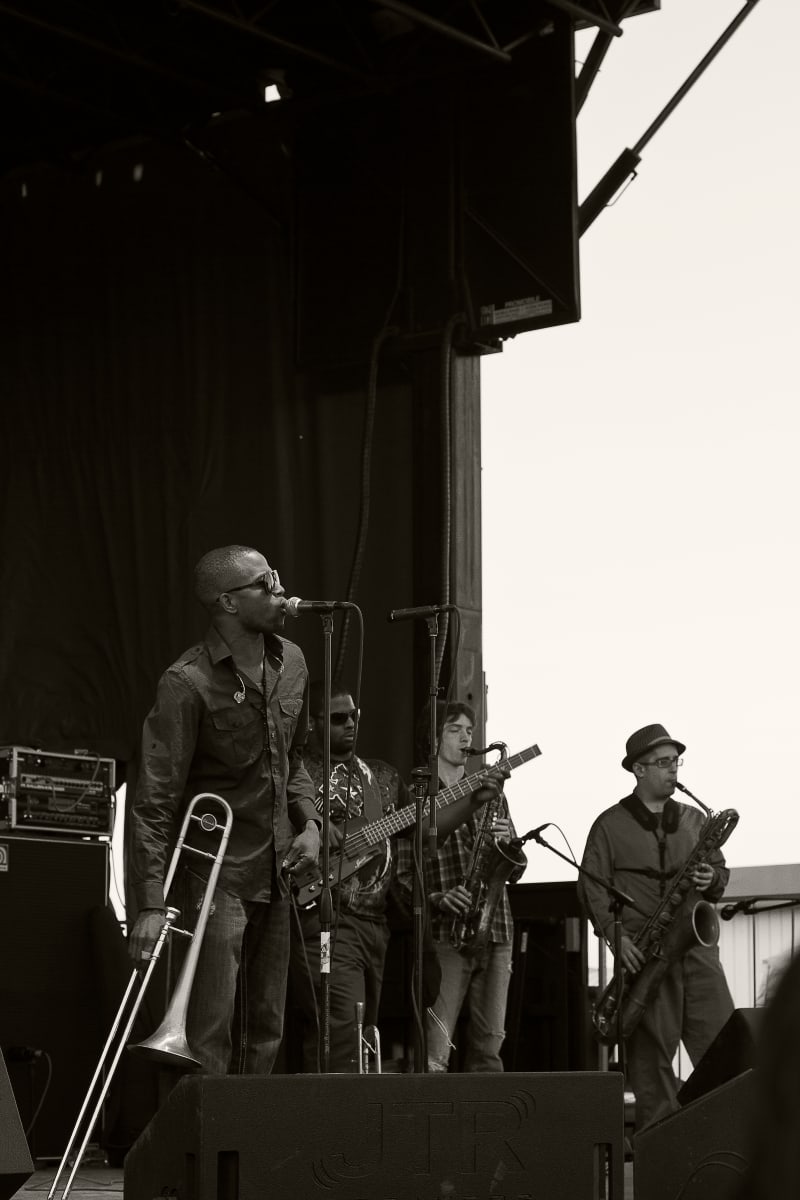 Trombone Shorty, Snowy Range Music Festival, Laramie, WY 2012 by Susan Moldenhauer 