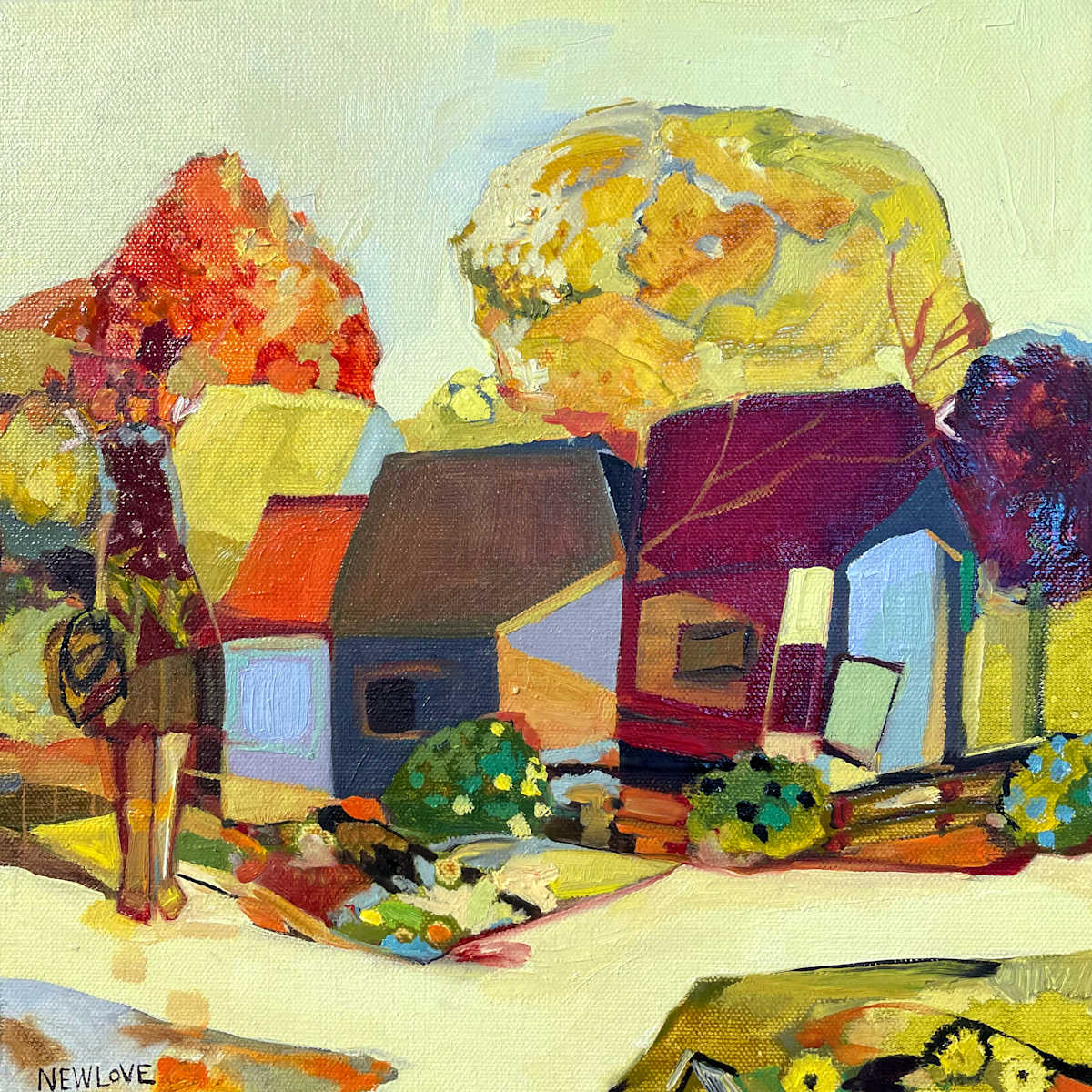 Laneway Criss Cross by Tina Newlove 