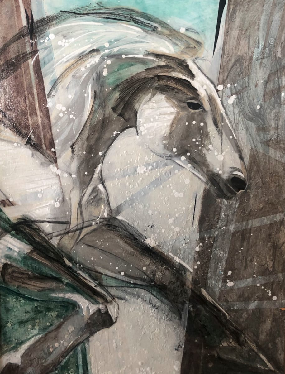 Camarque Horse by Meg Ingraham 