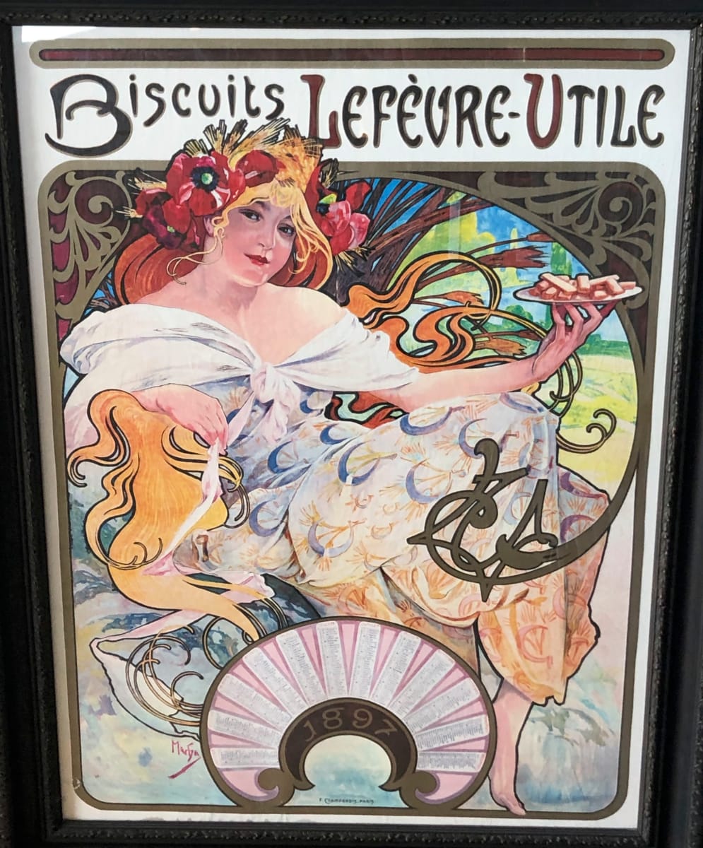 Biscuits Lefevre-Utile by Alphonse Mucha 
