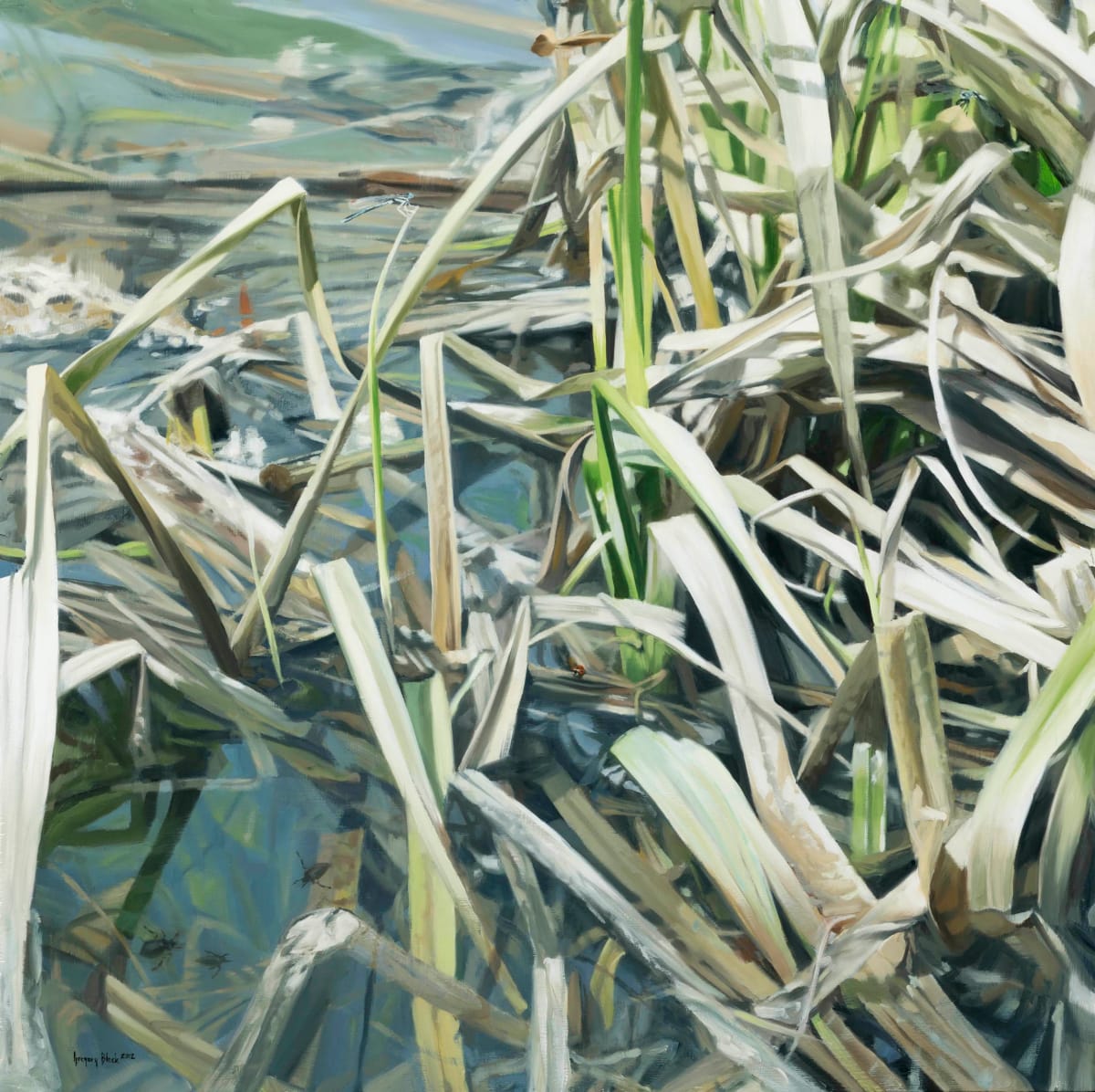 Grass-scape with Bugs by Gregory Block, Image 1.