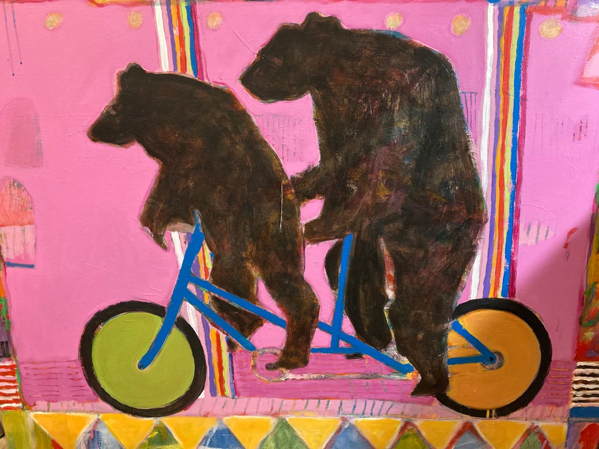 The Bear on  the Bike by Unknown 