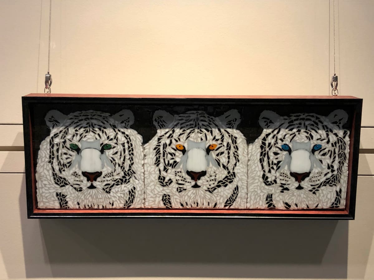 Three Tigers by Ron Candelaria 