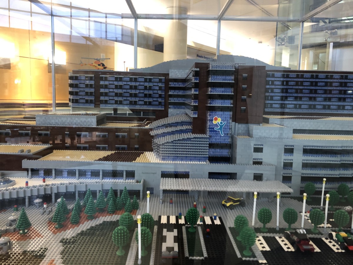 Lego Model of New Children’s Hospital by Dan and Chris Steininger  