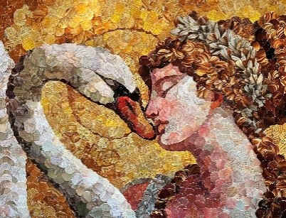 Golden Leda and The Swan by Pat Monroe, Image 1.