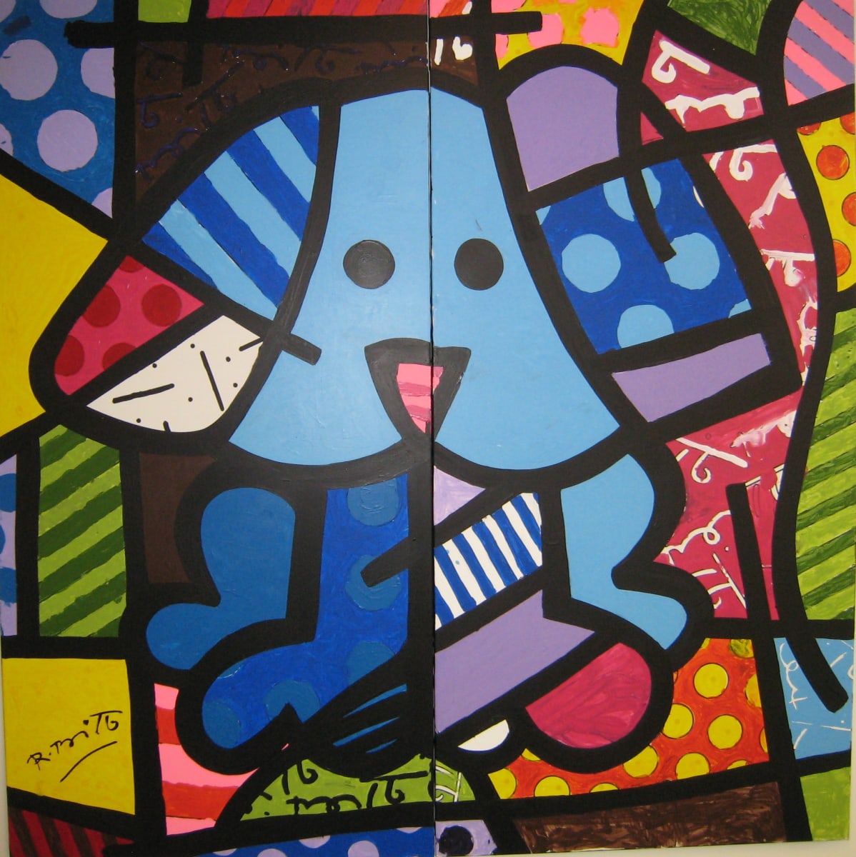 Untitled by Romero Britto 