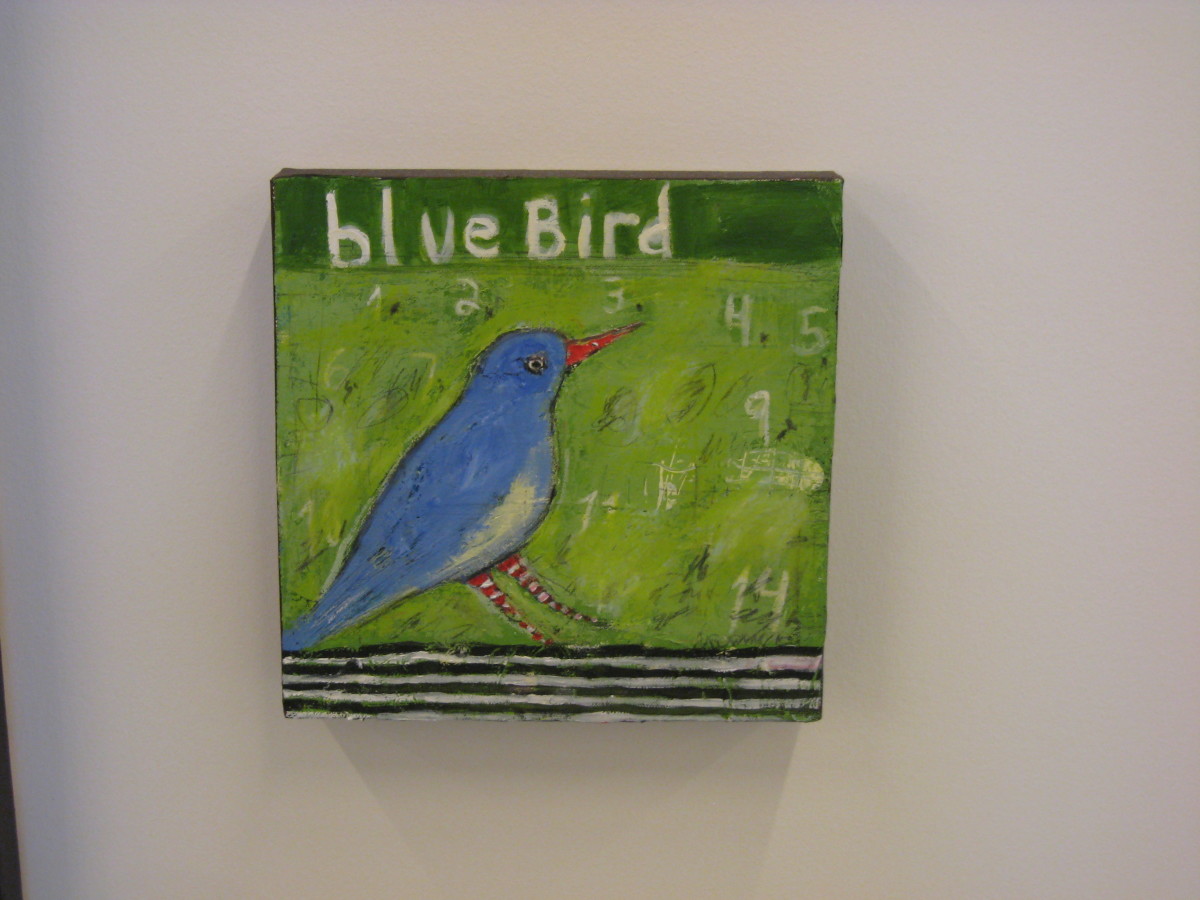 Blue Bird by Mary Scrimgeour 