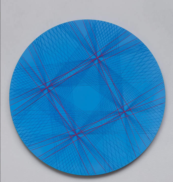 Blue Monochrome Web by Jeff Richards 