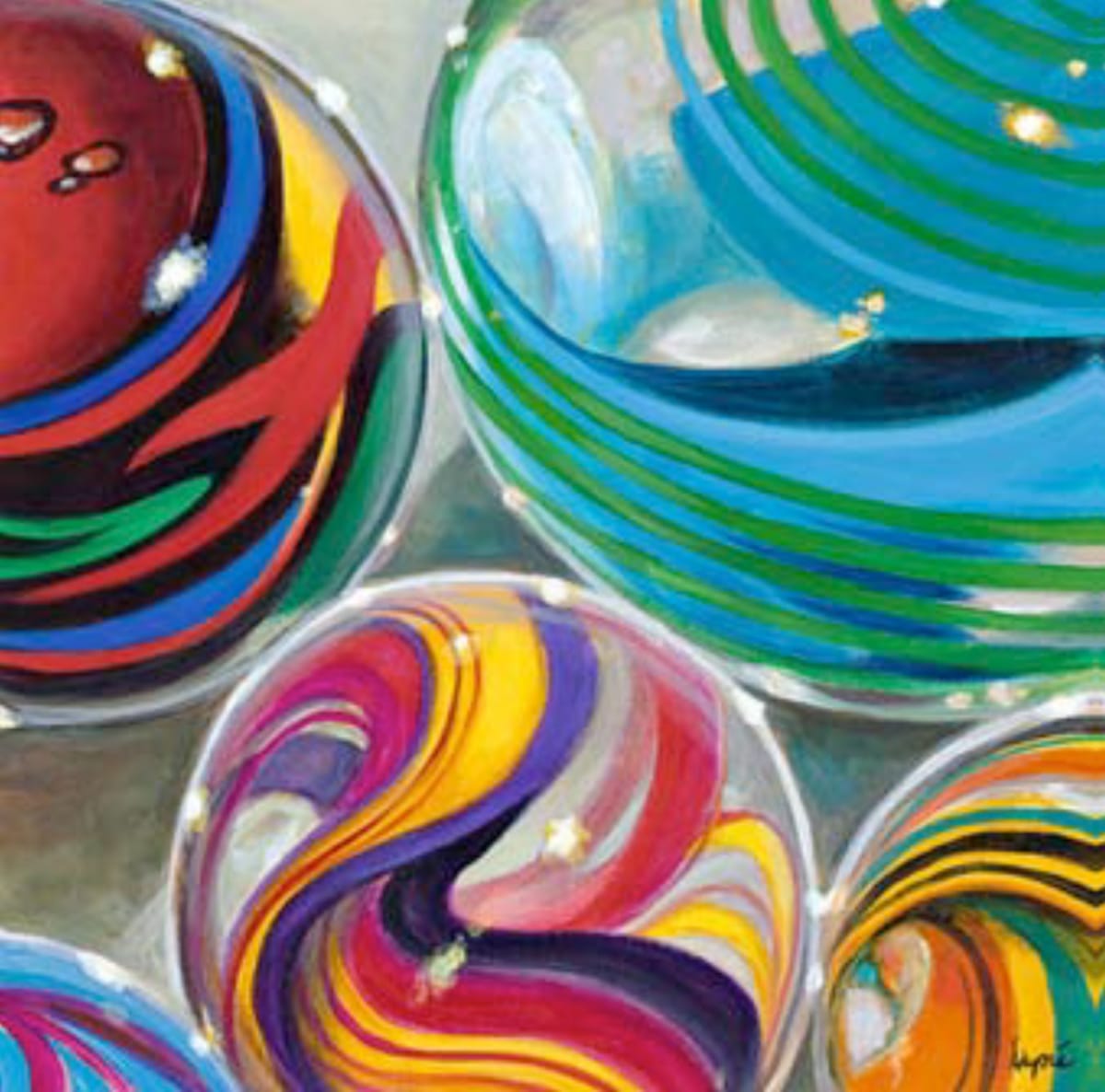 Marvelous Marbles I by Karen Dupre, Image 1.