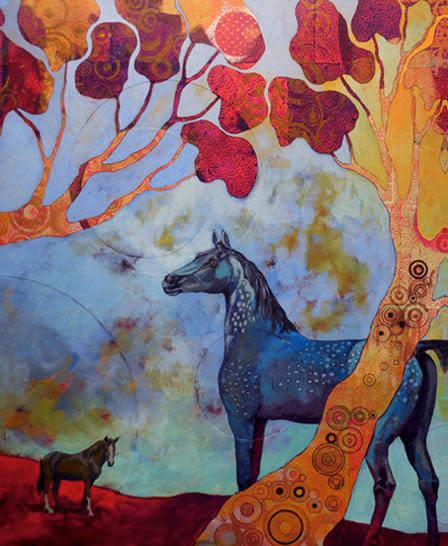 Blue Horse by Raina Gentry 