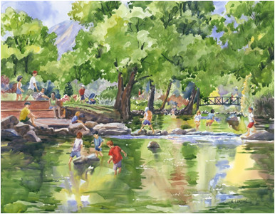 Boulder Creek Paradise by Kathleen Lanzoni 