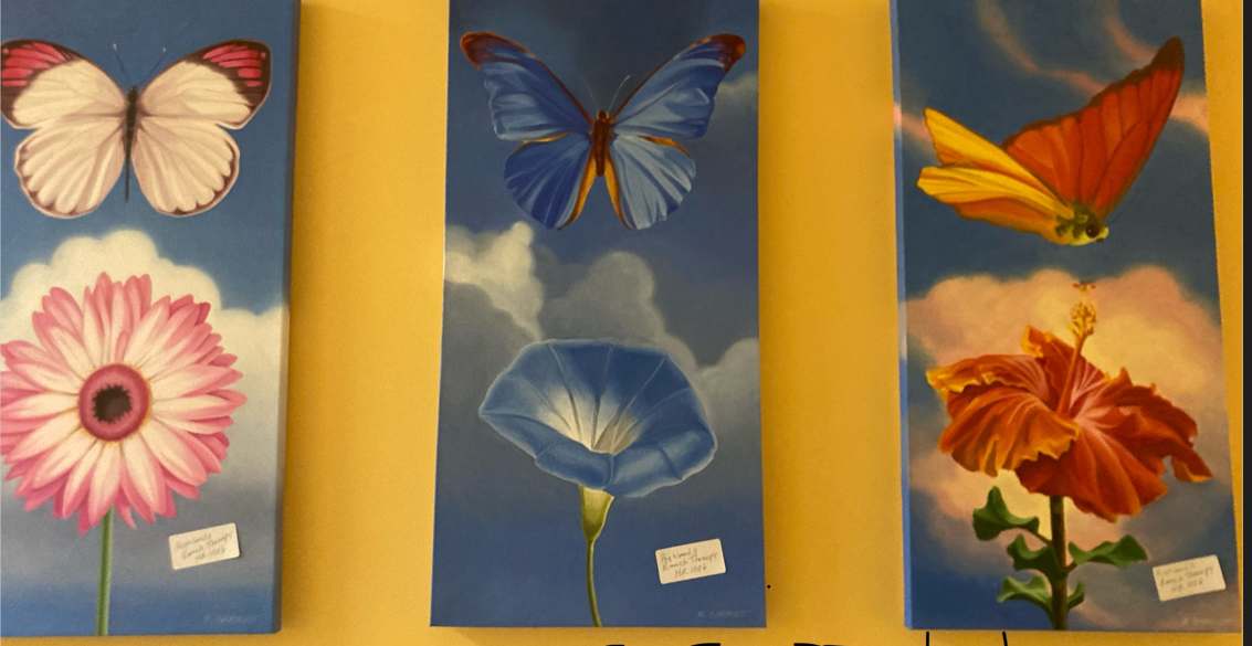 Butterfly Flowers by R Garriott 