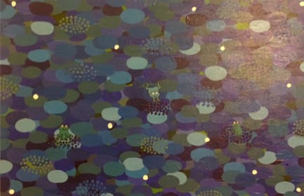 Dots and Frogs III by Sarah Kinn 