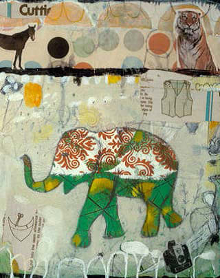 Elephant Pattern by Judy Paul, Image 1.
