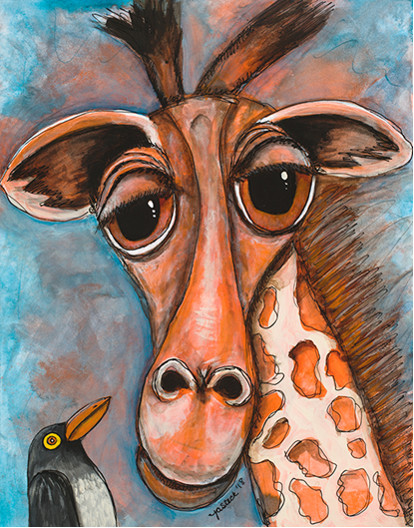Giraffe by Jennifer A. Steck 