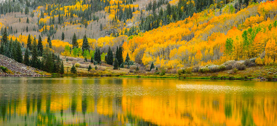 Maroon Lake Panoramic by Tim Reaves 