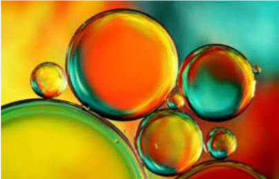 Oil Drop Abstract, Image 1.