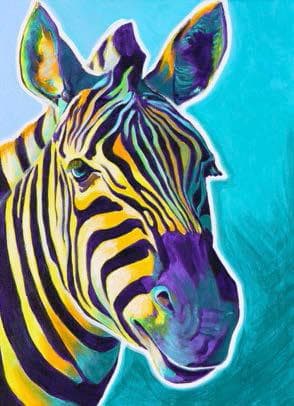 Zebra Sunrise by Alicia VanNoy 