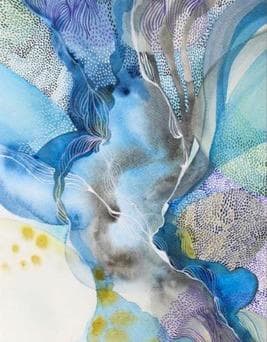 Water Series In The Flow by Helen Wells 