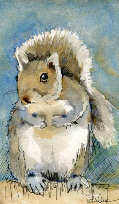 Tilly the Squirrel by Miriam Schulman, Image 1.