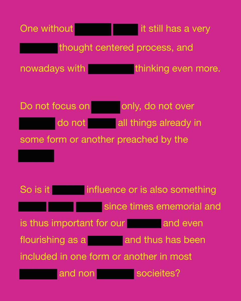 Censorship Series 2 by MB, Image 1.