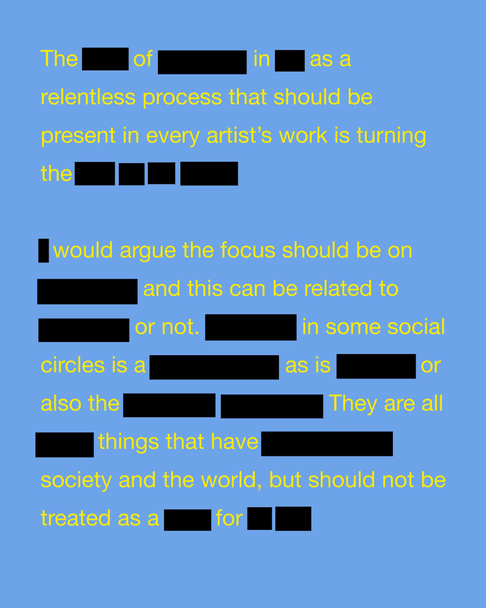 Censorship Series 5 by MB, Image 1.