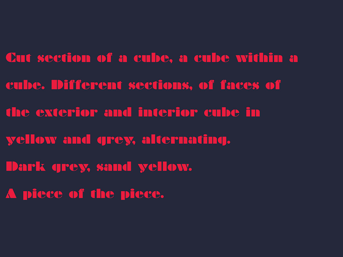 W28 - Descriptions 25 1/3 by MB, Image 1.