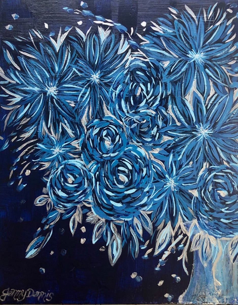 Indigo Glasses by Jenny E. Dennis 