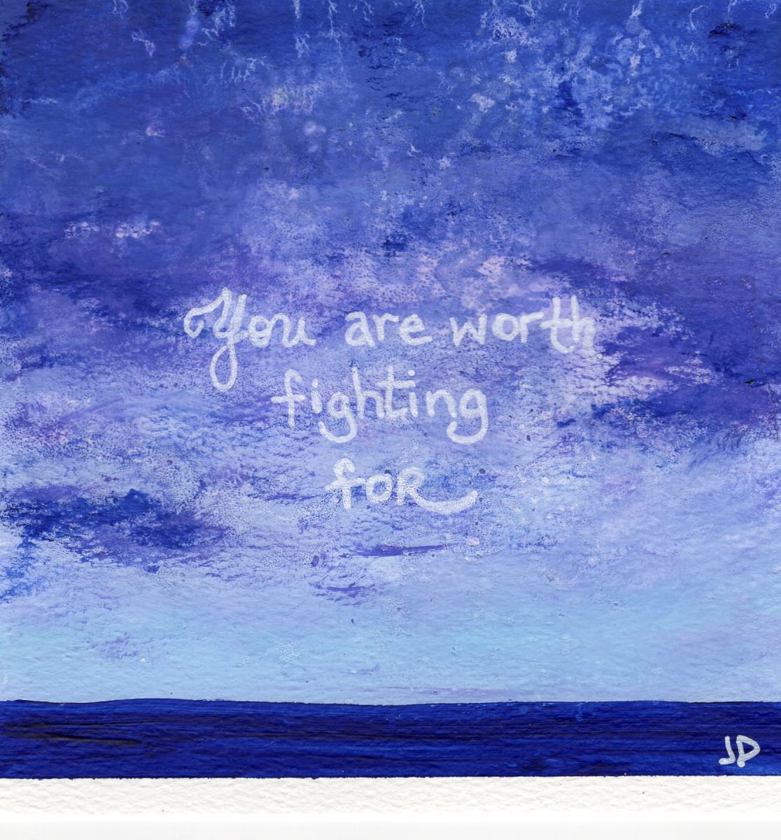 You Are Worth Fighting For-Framed by Jenny E. Dennis 