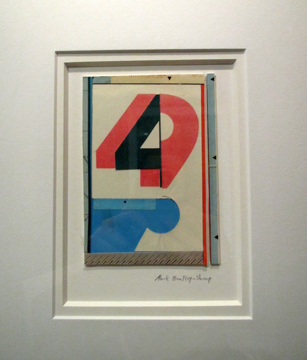 Collage Series (3)-blue by Mark Bradley-Shoup 
