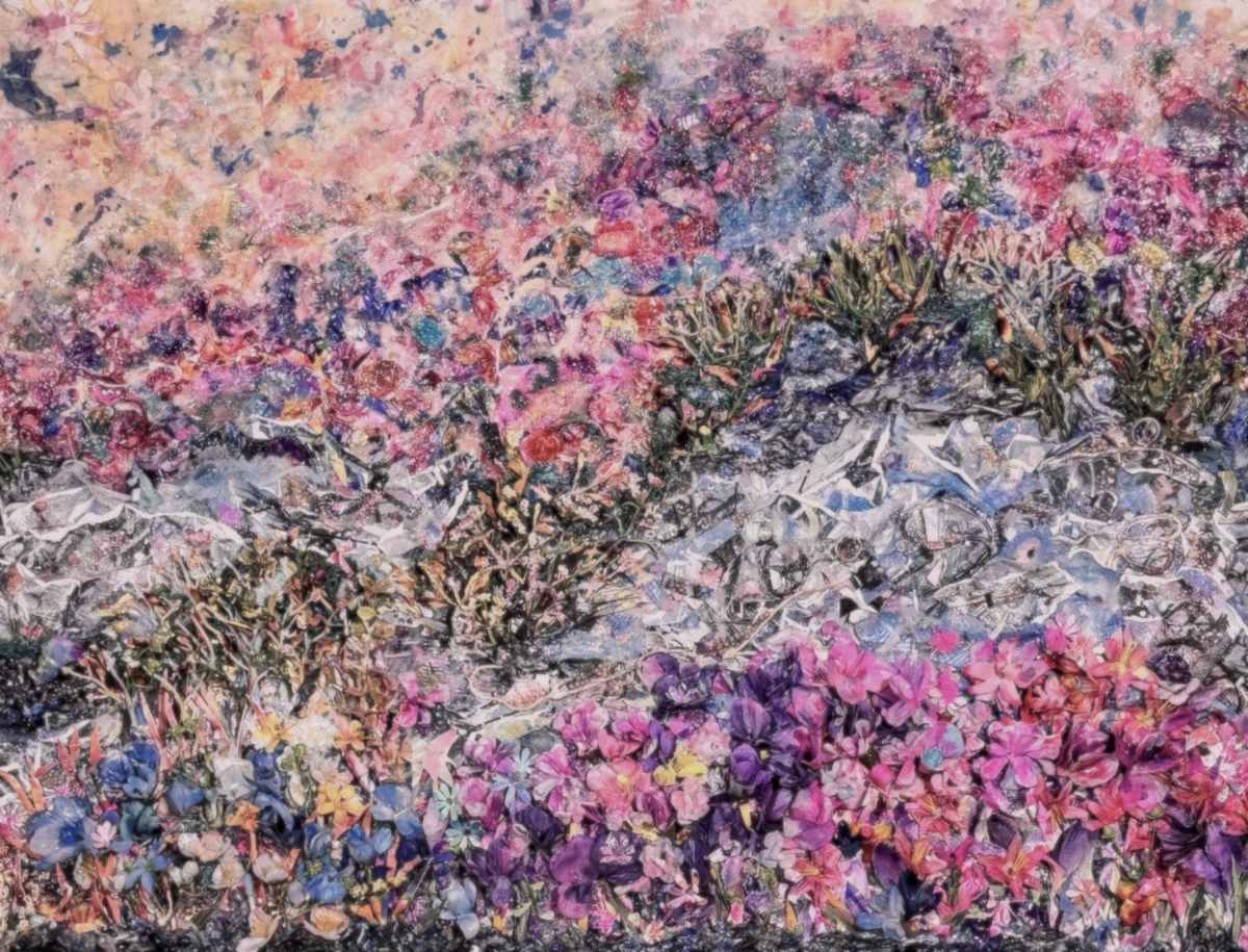 Fake Plastic Flowers by Charlene Moy 