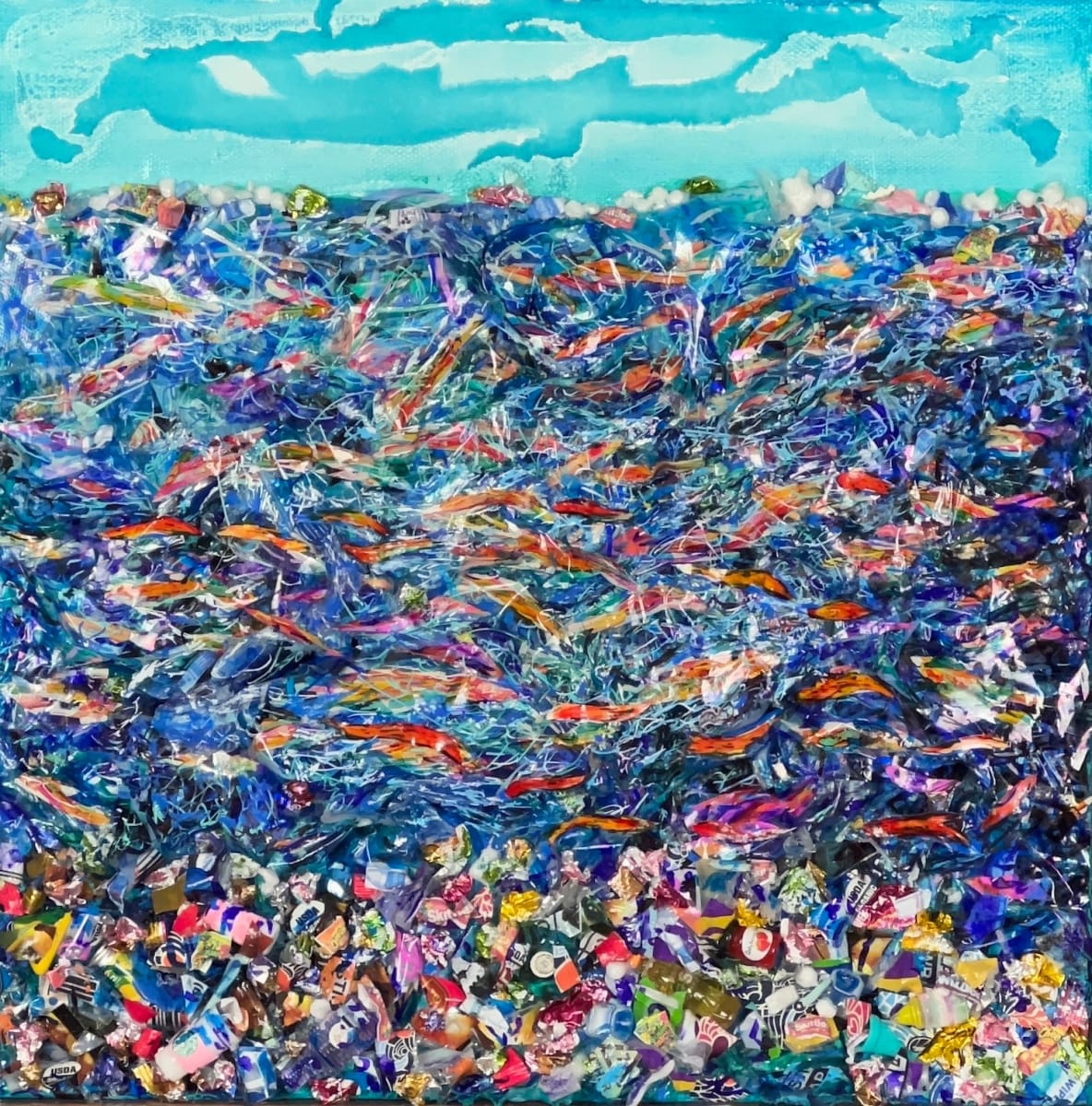 Prawns & Plastic by Charlene Moy, Image 1.