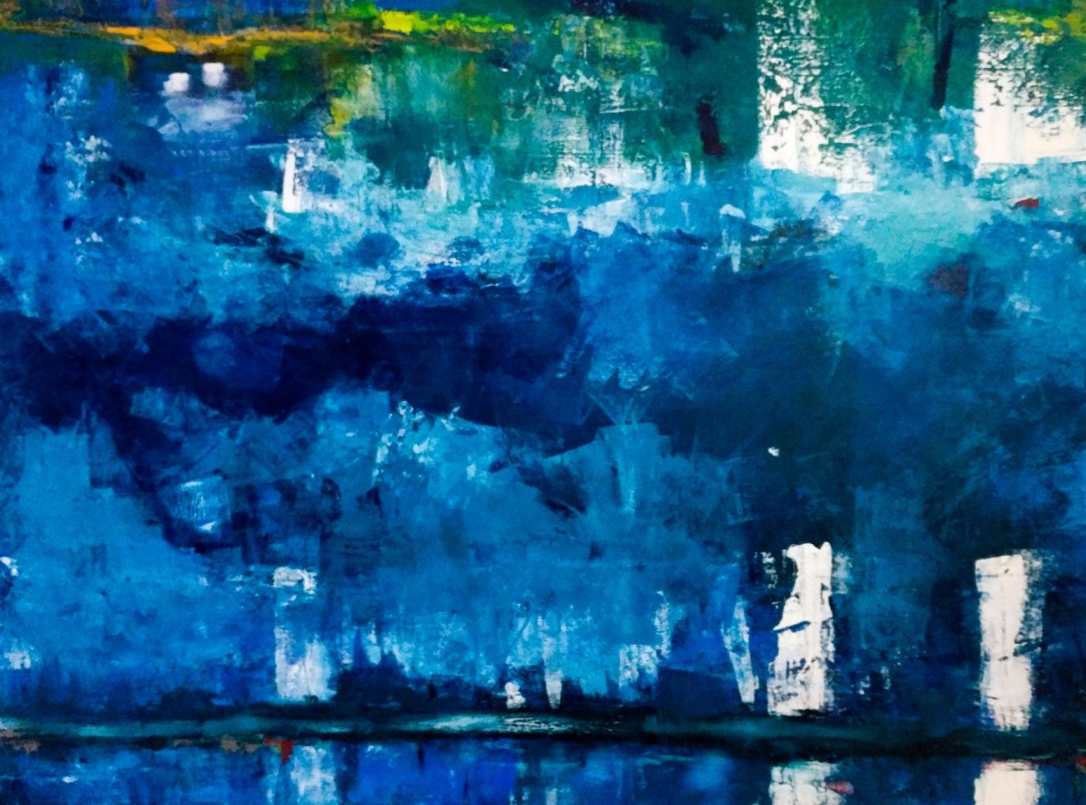 Untitled (City on the Water) by Kim Hill-Goddette 