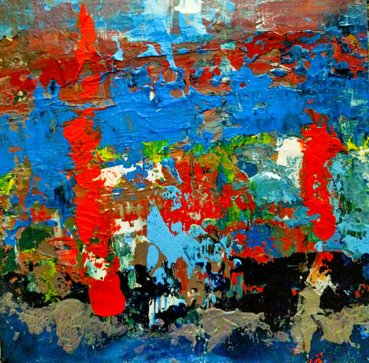 Fire Sisters Dancing by Kim Hill-Goddette 