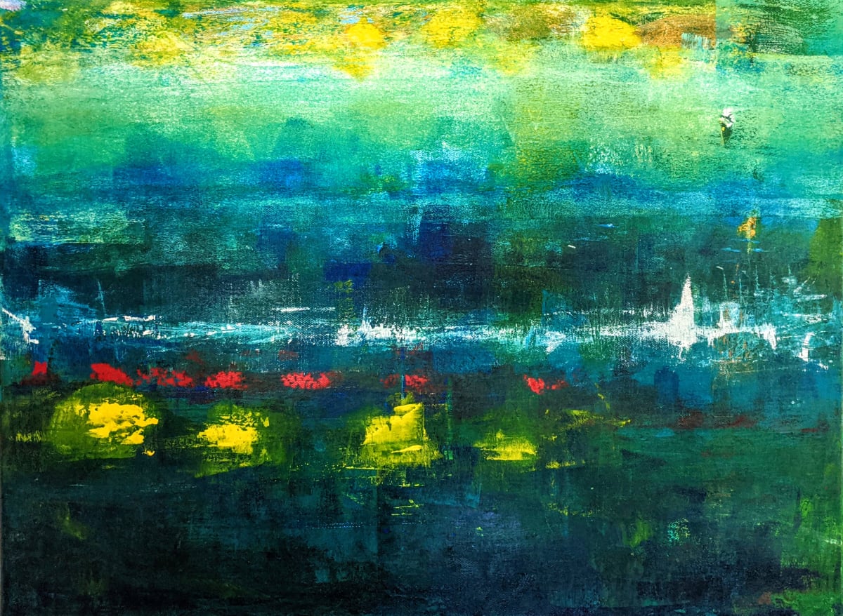 Untitled (Water Scape 1) by Kim Hill-Goddette 