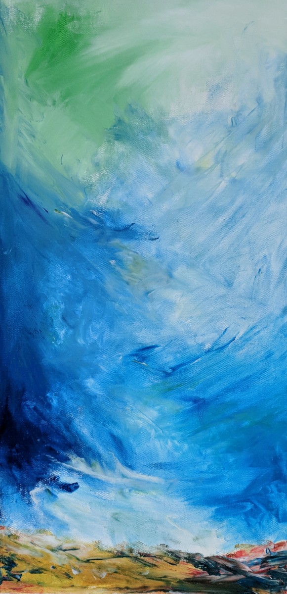 Under the Big Blue Sky by Kim Hill-Goddette 